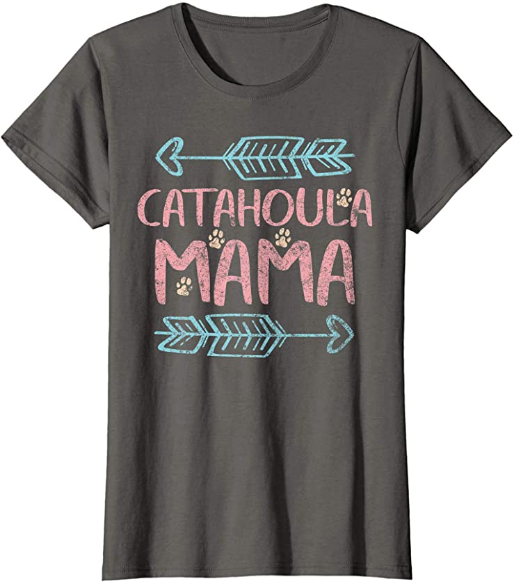 Womens Catahoula Mama Shirt Catahoula Leopard Lover Dog Mom T-Shirt