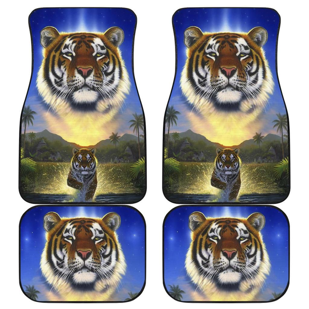 Tiger Art Animal Car Floor Mats Amazing Gift Ideas H050320 Personalized Car Seat Floor Mat Custom Print