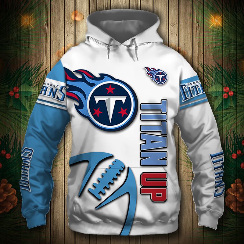 Tennessee Titans Hoodie 3D Graphic Balls Cheap Sweatshirt Pullover