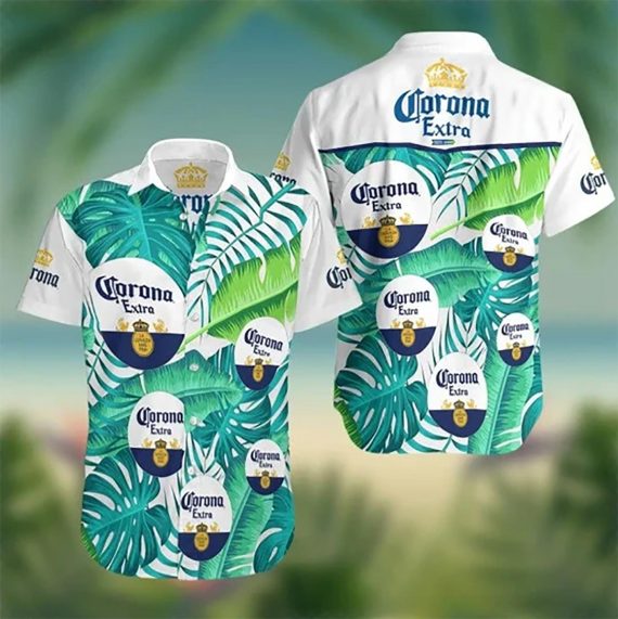 Corona Extra Beer Hawaii Graphic Hawaii Casual Shirt Ha94054