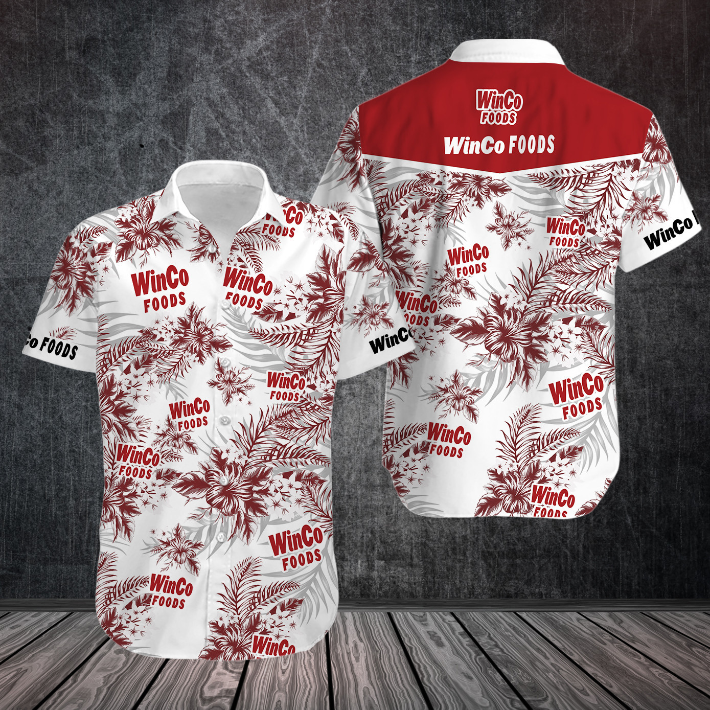 Winco Foods Uniform Hawaii Shirt Ha42336