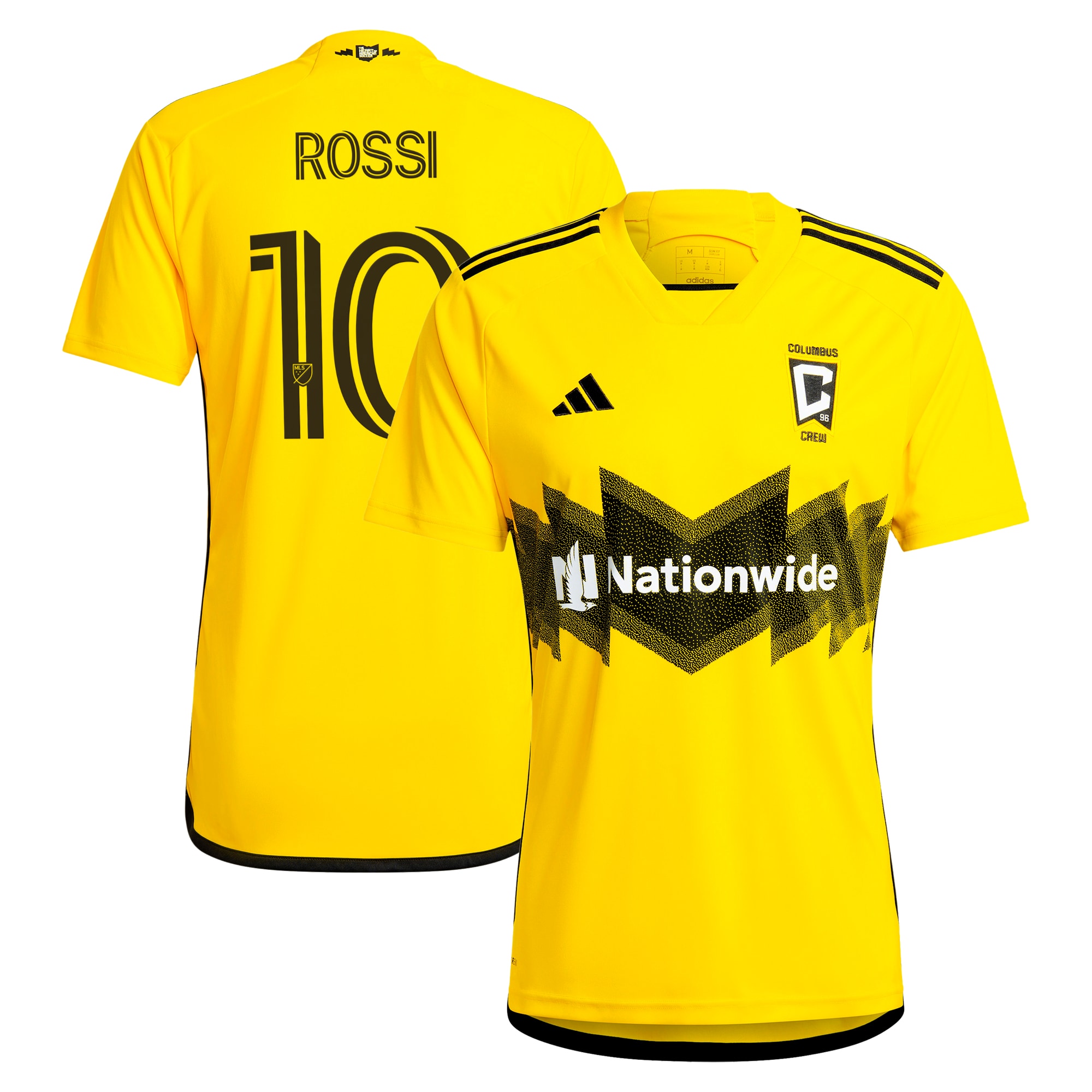 Diego Rossi Columbus Crew 2024 The Home Kit Replica Player Jersey – Yellow