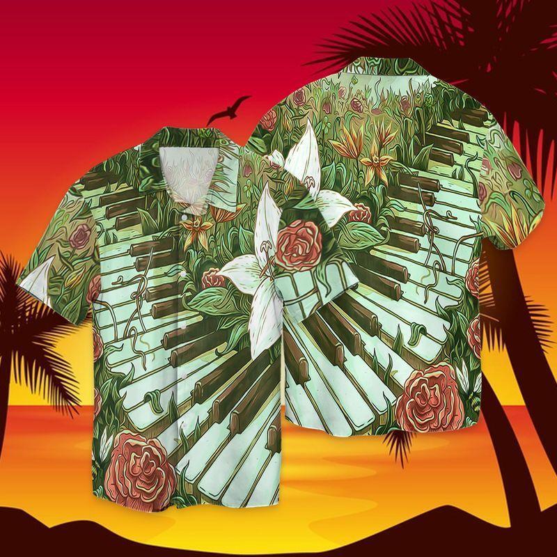 Piano Hawaii Shirt For Men Women Adult Ha11073