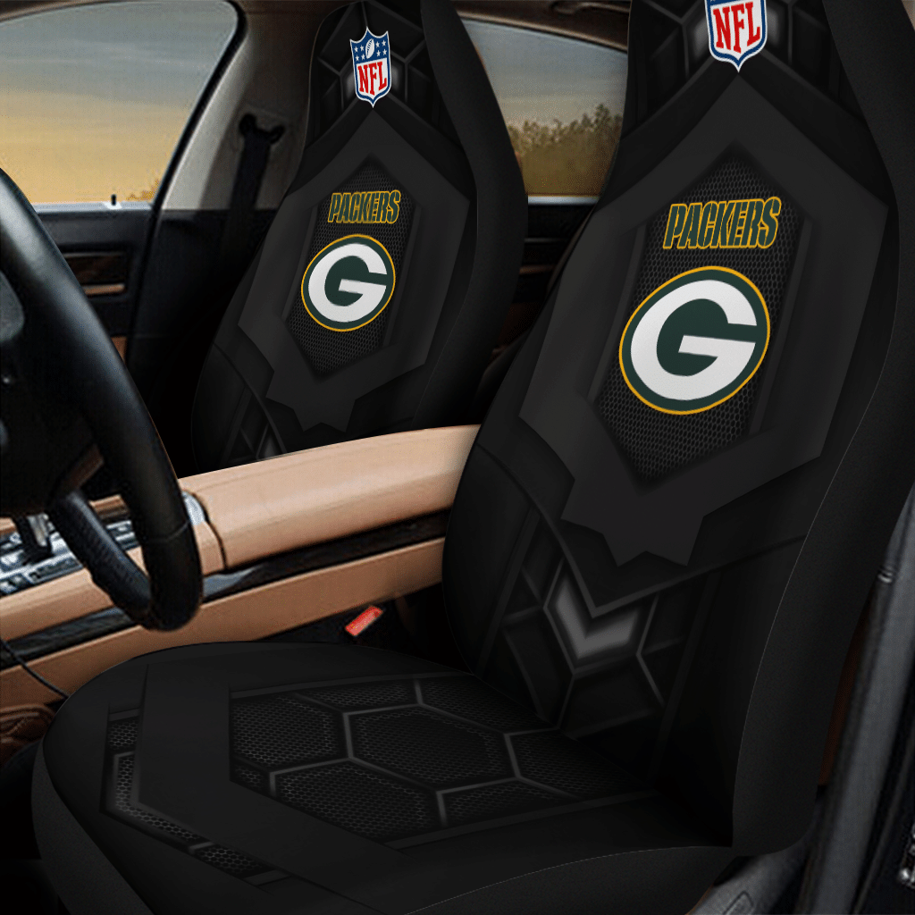 Green Bay Packers Car Seat Covers (Set Of 2) – L6