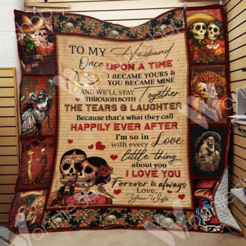 Skull Husband and Wife Blanket NOV2902 90O35