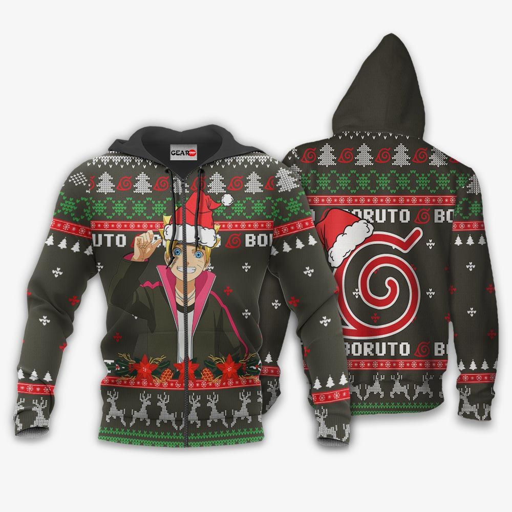 Uzumaki Brt Ugly Christmas Sweater Custom Brt Anime Xmas Gifts