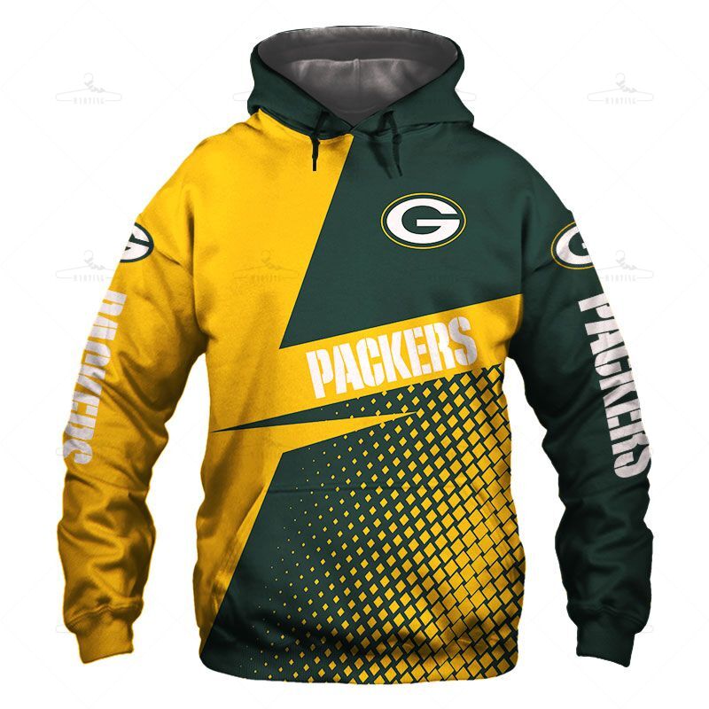 Green Bay Packers Hoodie Longsleve Sweatshirt