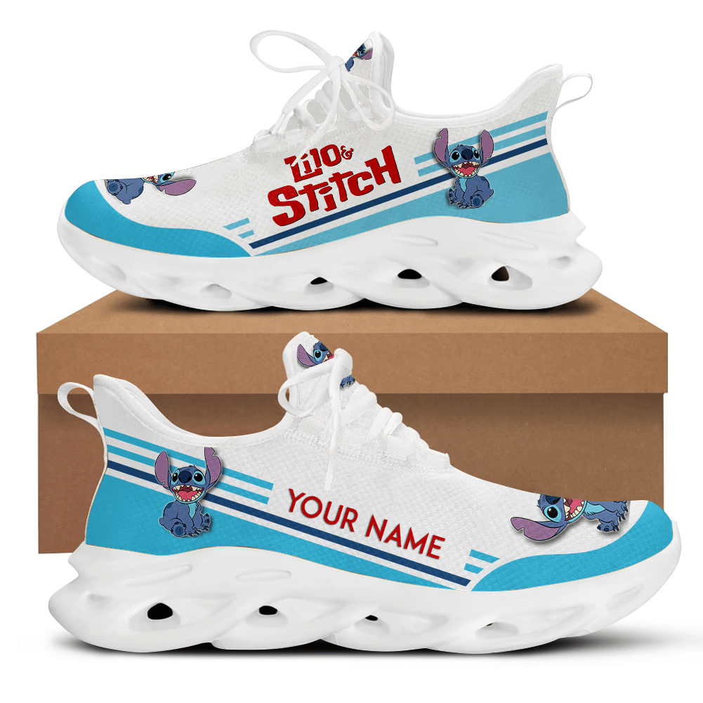 Stitch Custom Name Ow White Shoes – V3.1