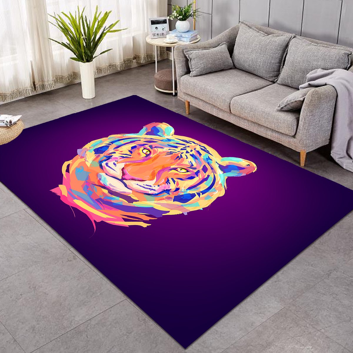 Electric Color Tiger SW0996 Rug