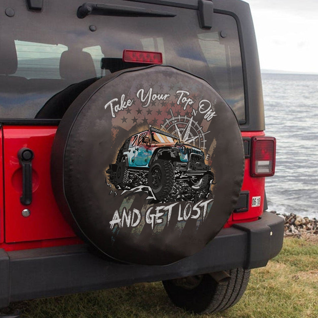 Jeep Take Your Top Obb And Get Lost Spare Tire Cover Lt11