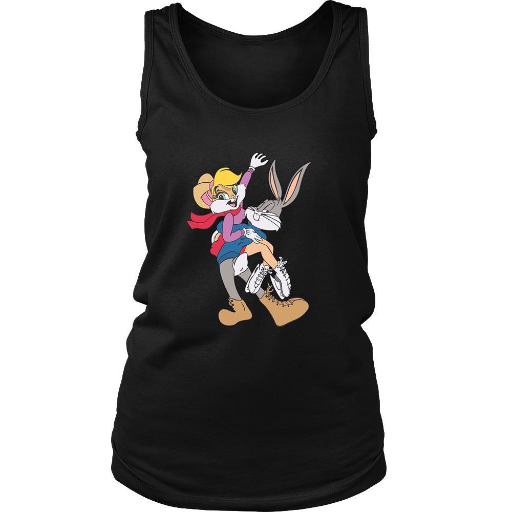 Bugs And Lola Bunny Rabbit Cartoon Movie Animal Funny Women’s Tank Top