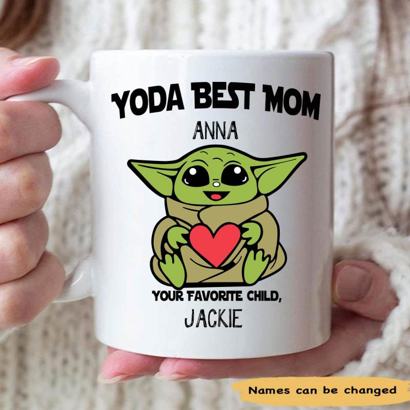 Personalized Yoda Best Mom Love You I Do From Favorite Child Mother’S Day Mug, Customized Gift For Mom