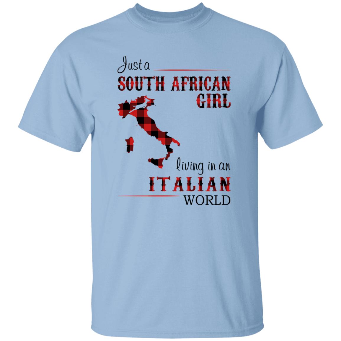 South African Girl Living In Italian World T-Shirt