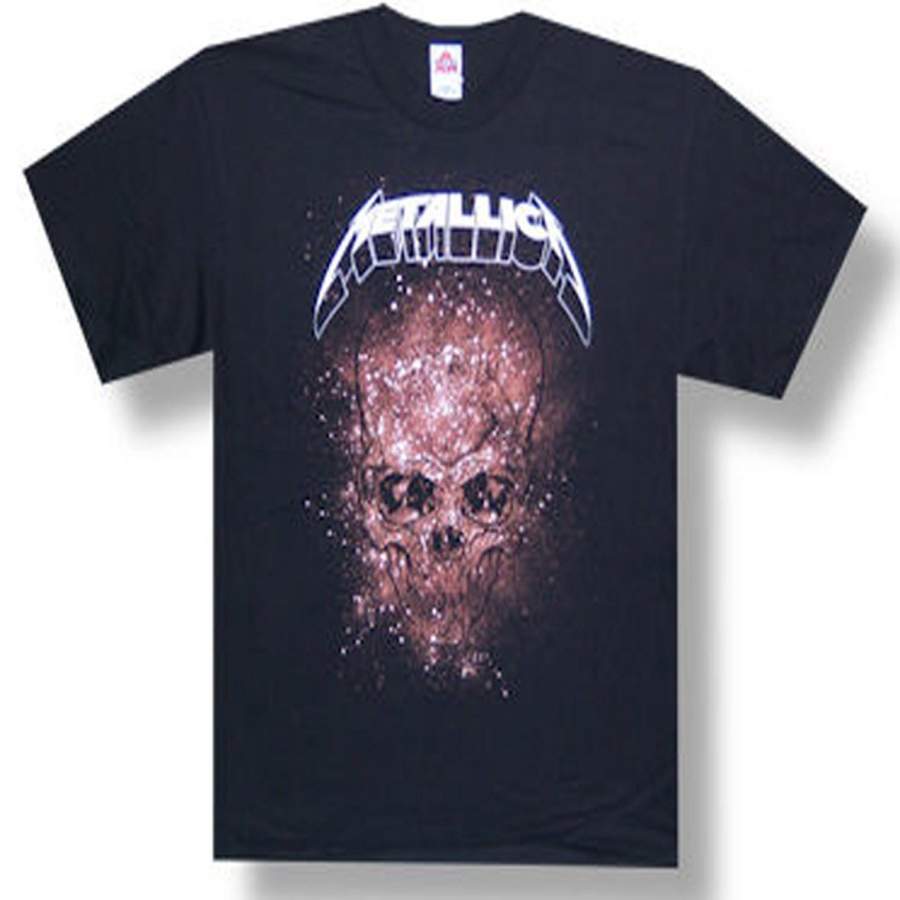 Metallica – Exploding Galaxy Skull – Black T-shirt