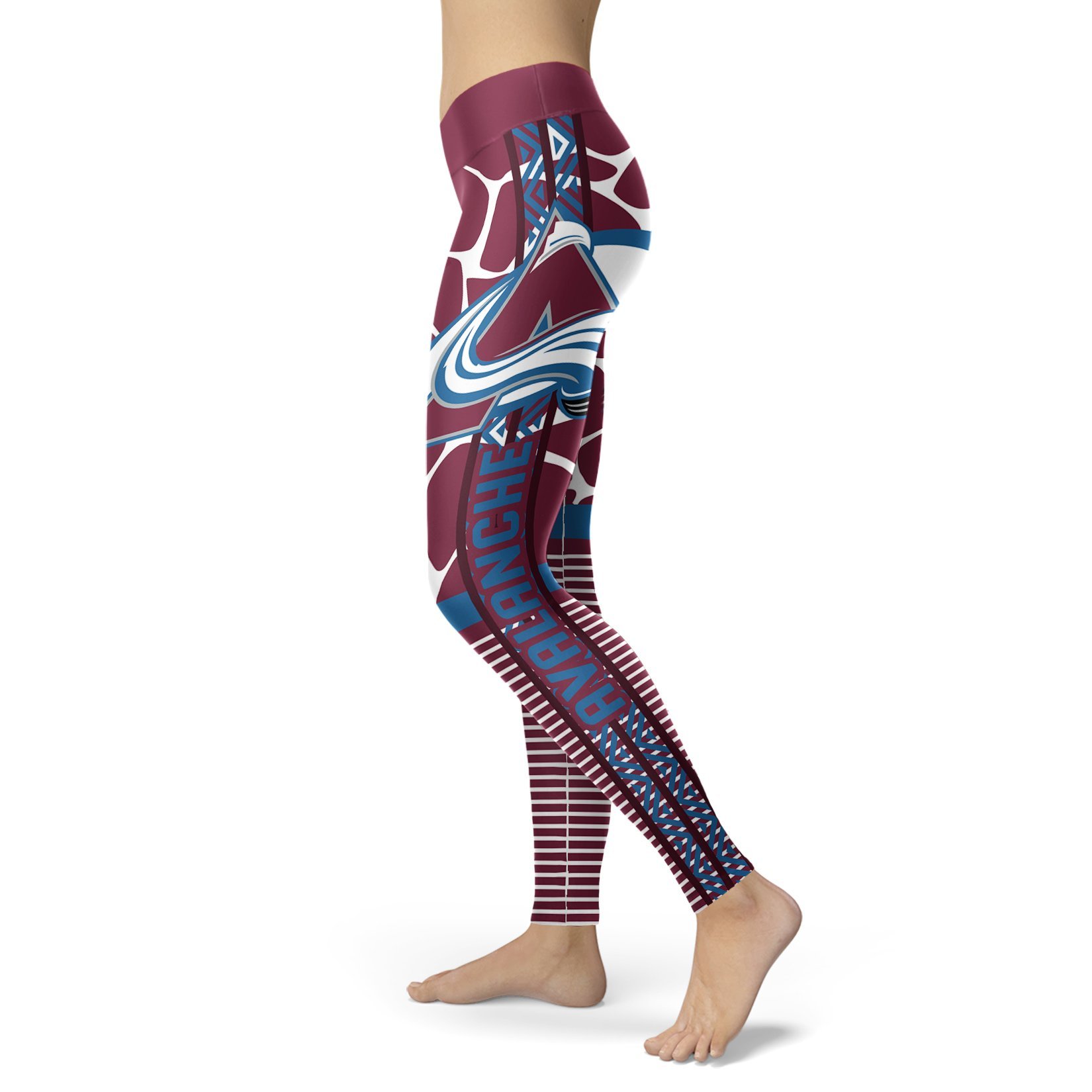 Awesome Light Attractive Colorado Avalanche Leggings