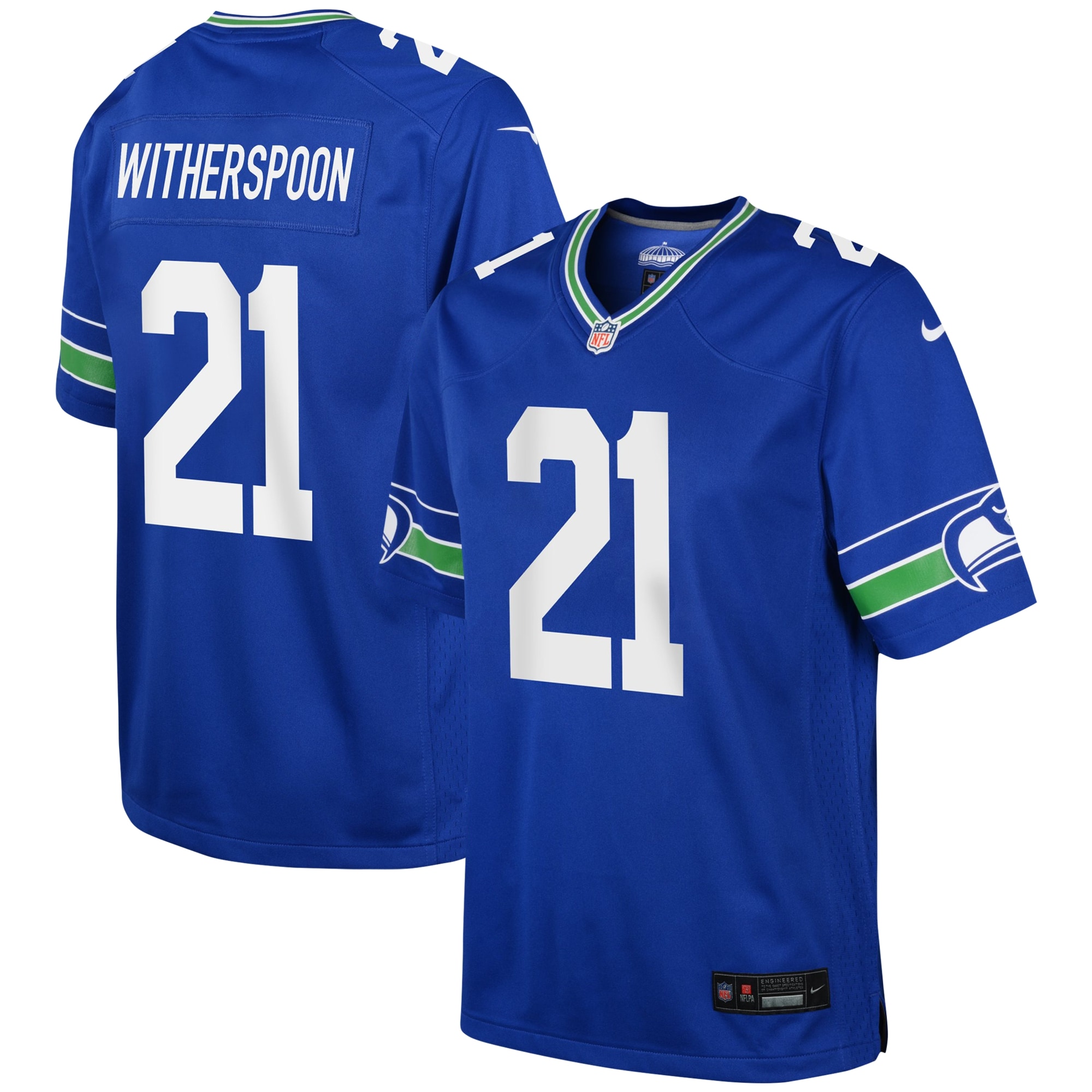 Youth Seattle Seahawks Devon Witherspoon Royal Game Jersey