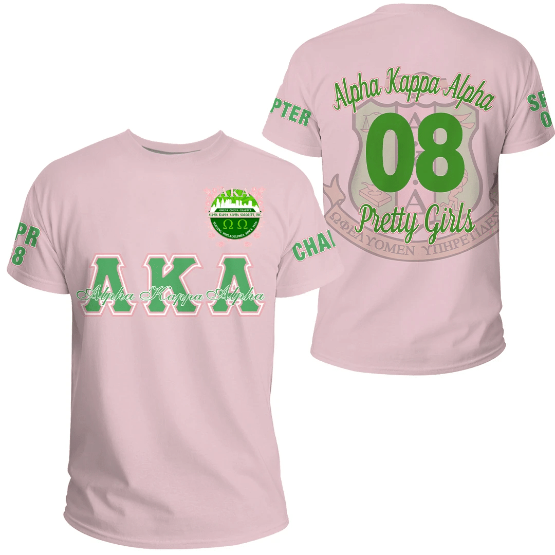 Africa Zone T-Shirt – Alpha Kappa Alpha – Omega Omega Chapter Tee A7