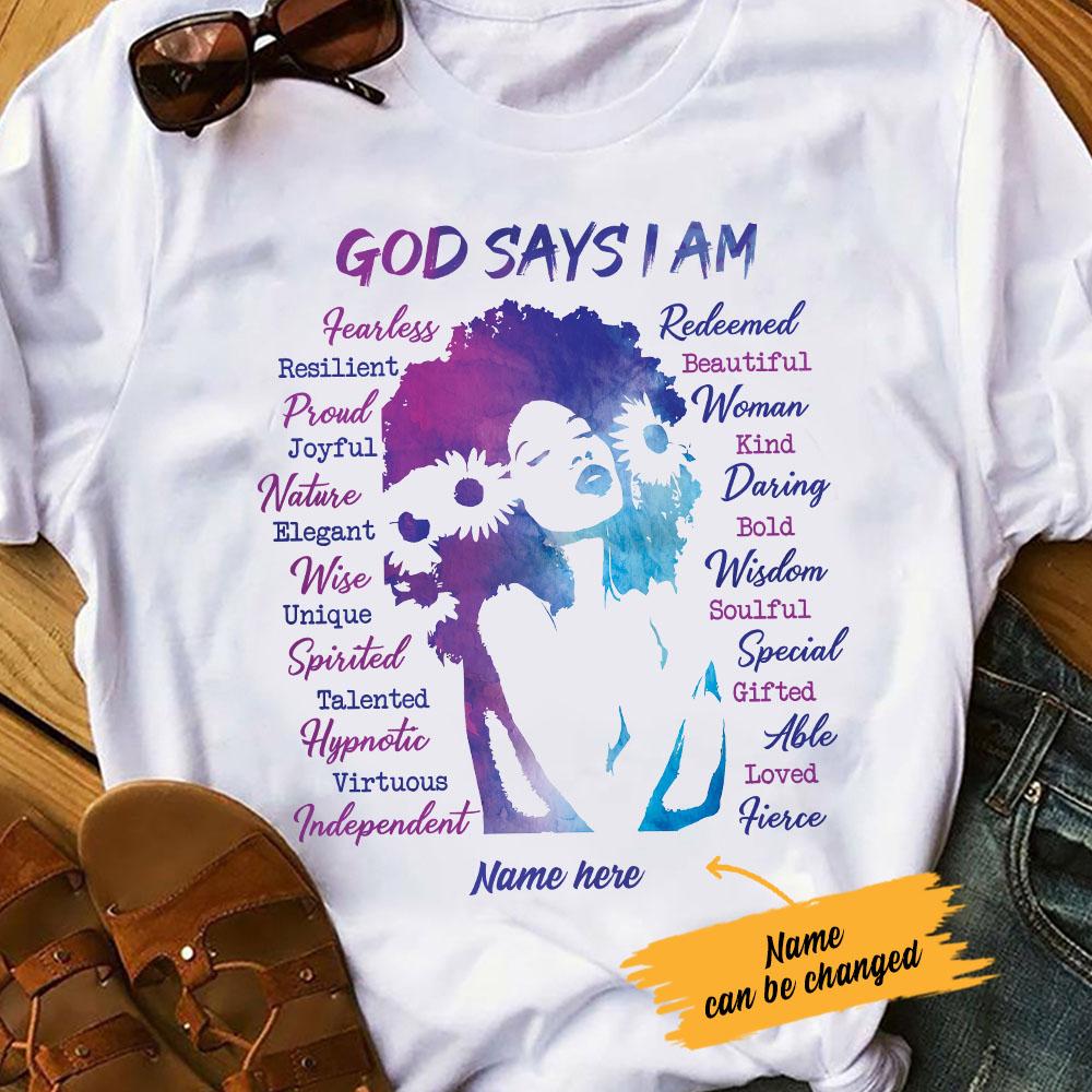 Personalized Bwa God Says T Shirt