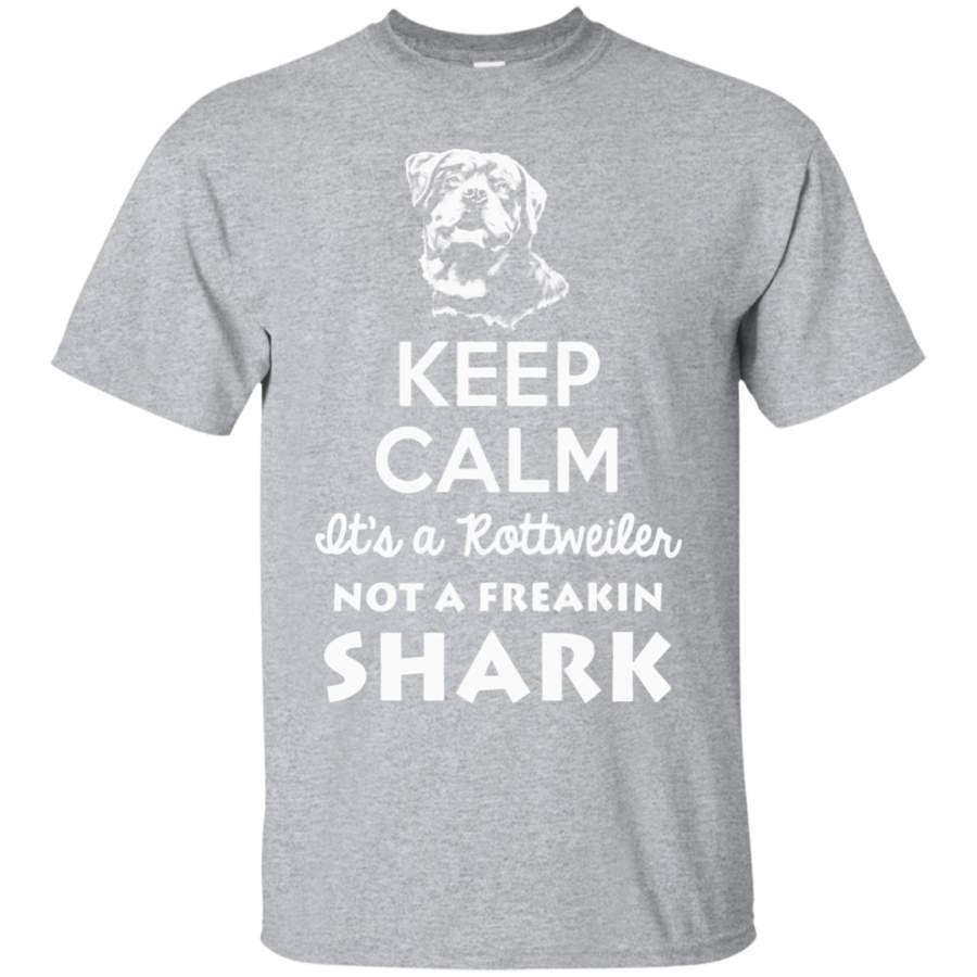 AGR Keep Calm It’S A Rottweiler Not A Shark T-Shirt