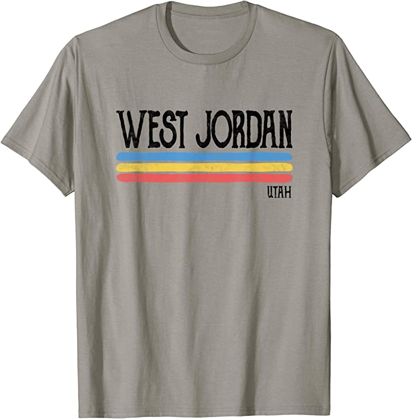 Vintage West Jordan Utah UT Souvenir Gift T-Shirt