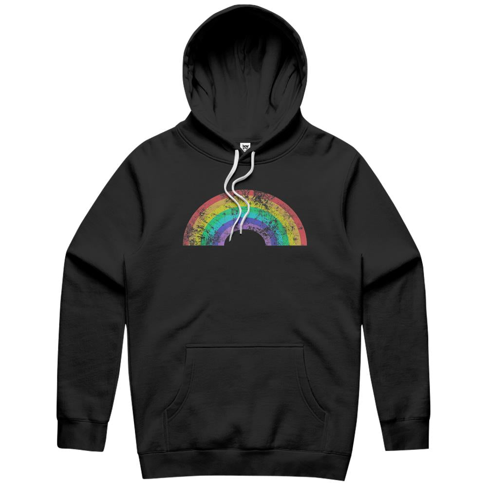 Rainbow Shirt Vintage Retro 80’S Style Gay Pride Gift Hoodie