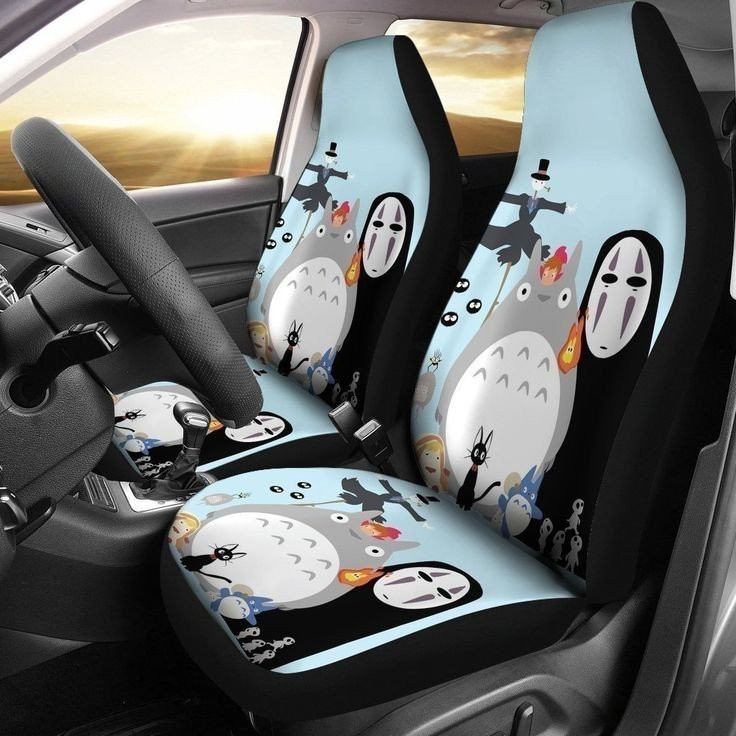 12 Totoro Anime Car Seat Covers Custom Anime Car Interior Accessori In 2021 Custom Car Seat Covers