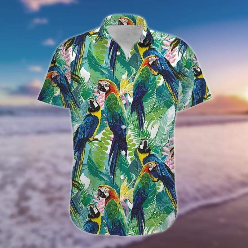 Find Tropical Parrots Hawaii Aloha Shirts Ha51988