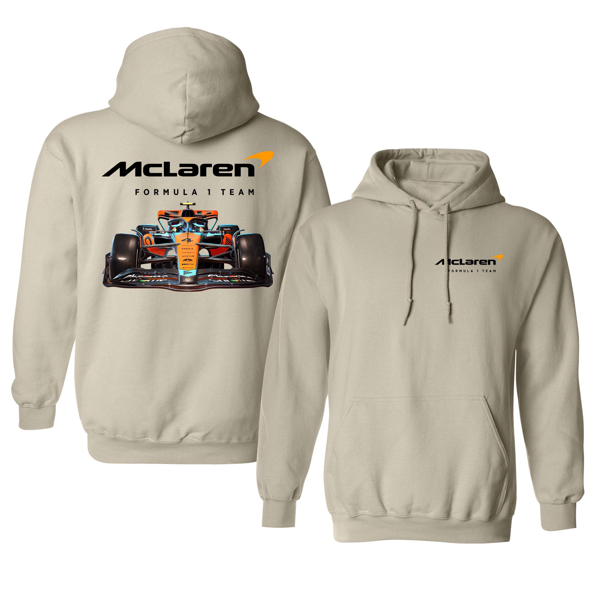 Formula 1 McLaren Hoodie McLaren Shirt, Casual Long Sleeve Graphic Hoodie for Daily Wear, Men’s Clothes for All Seasons