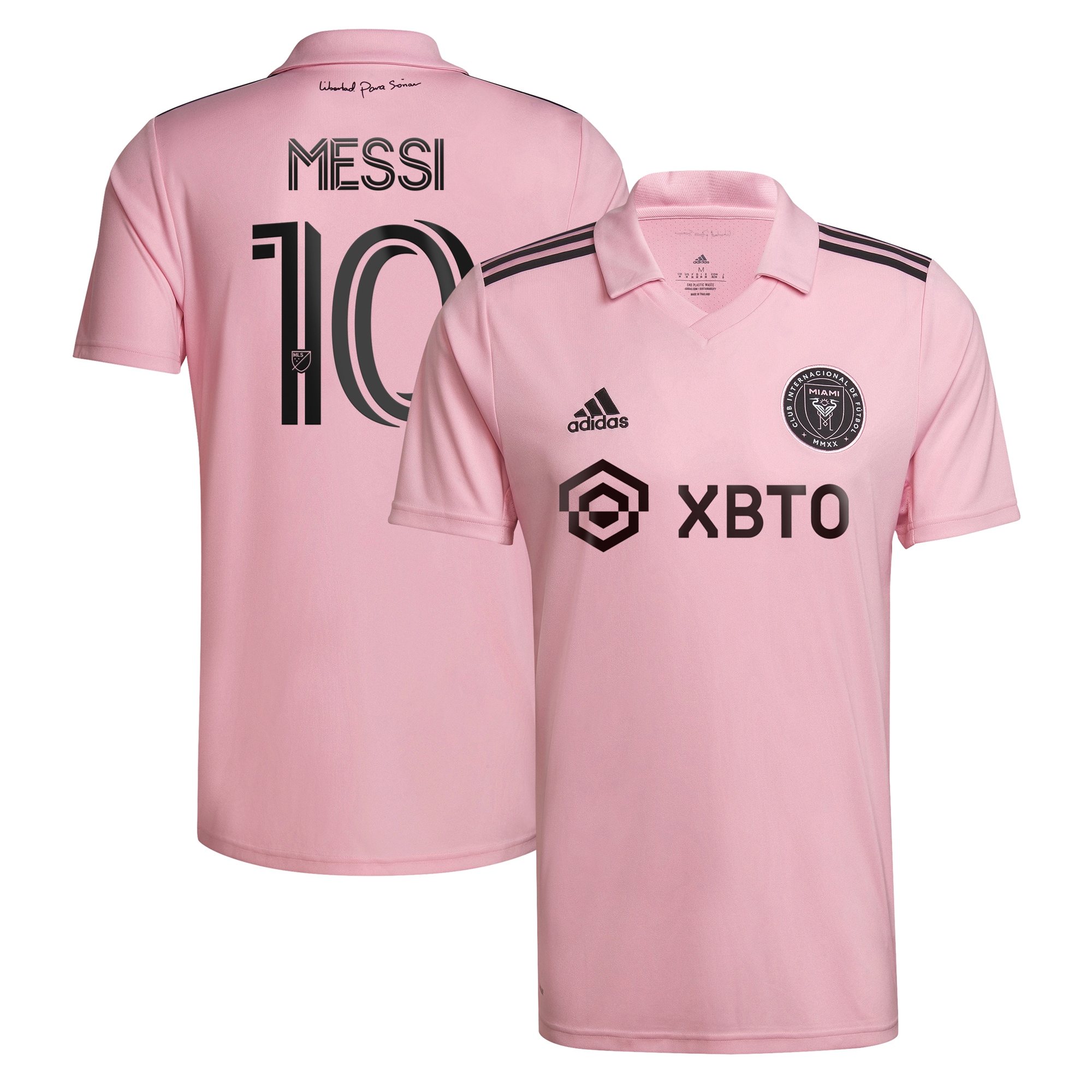 Lionel Messi Inter Miami CF 2023 The Heart Beat Kit Replica Jersey – Pink