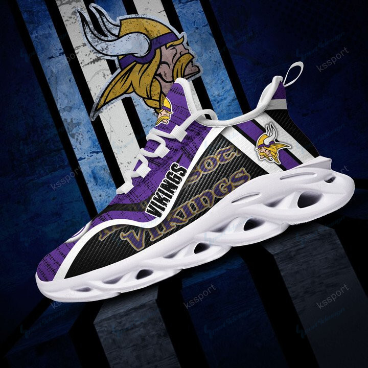 Minnesota Vikings Yezy Running Sneakers Bg791