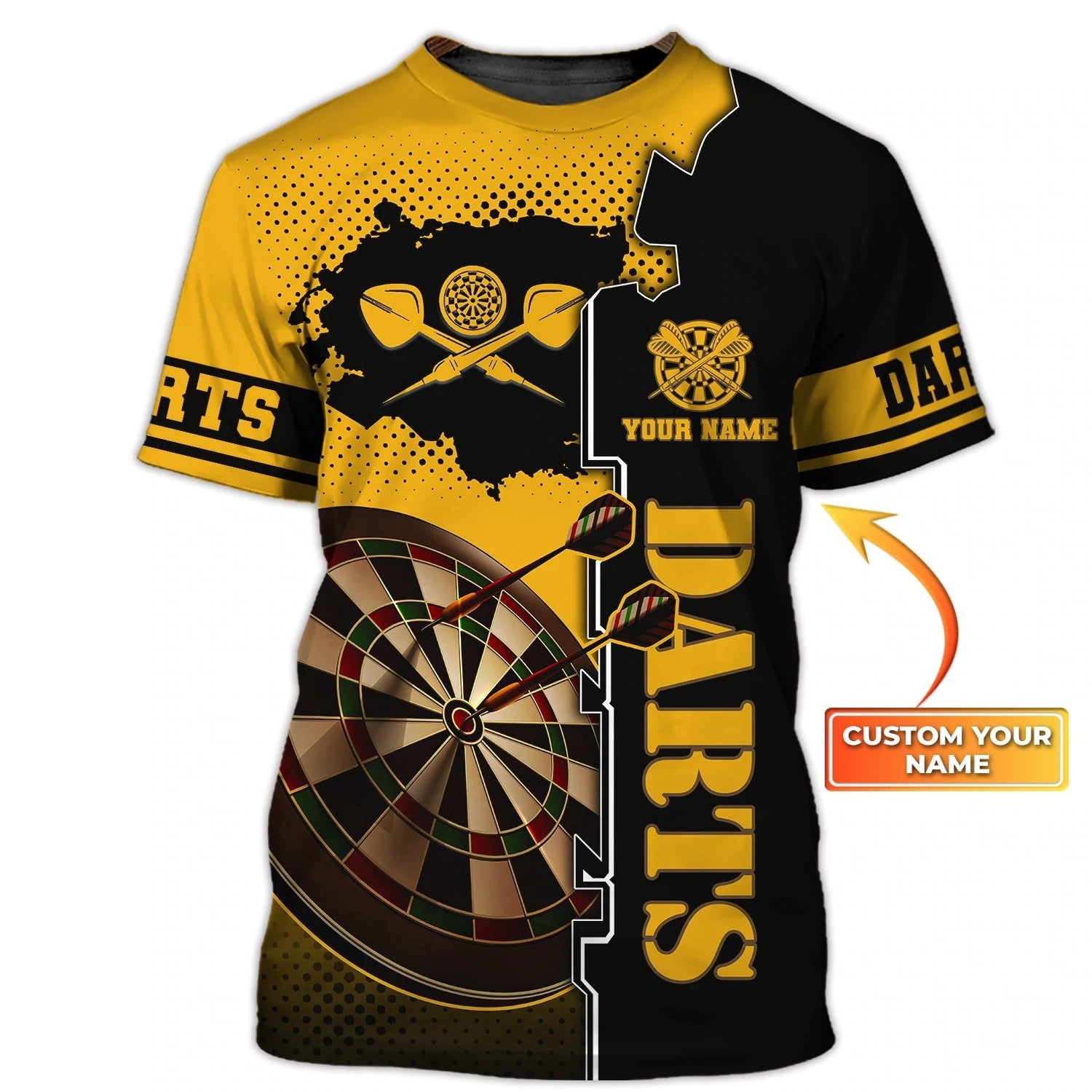 Customized 3D Dart Shirt For Men And Women, Dart On Shirt, Custom Dart Shirt, Gift For Dart Player