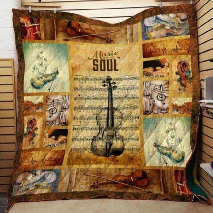 Violin In My Soul – Quilt Blanket Christmas Gift Ideas