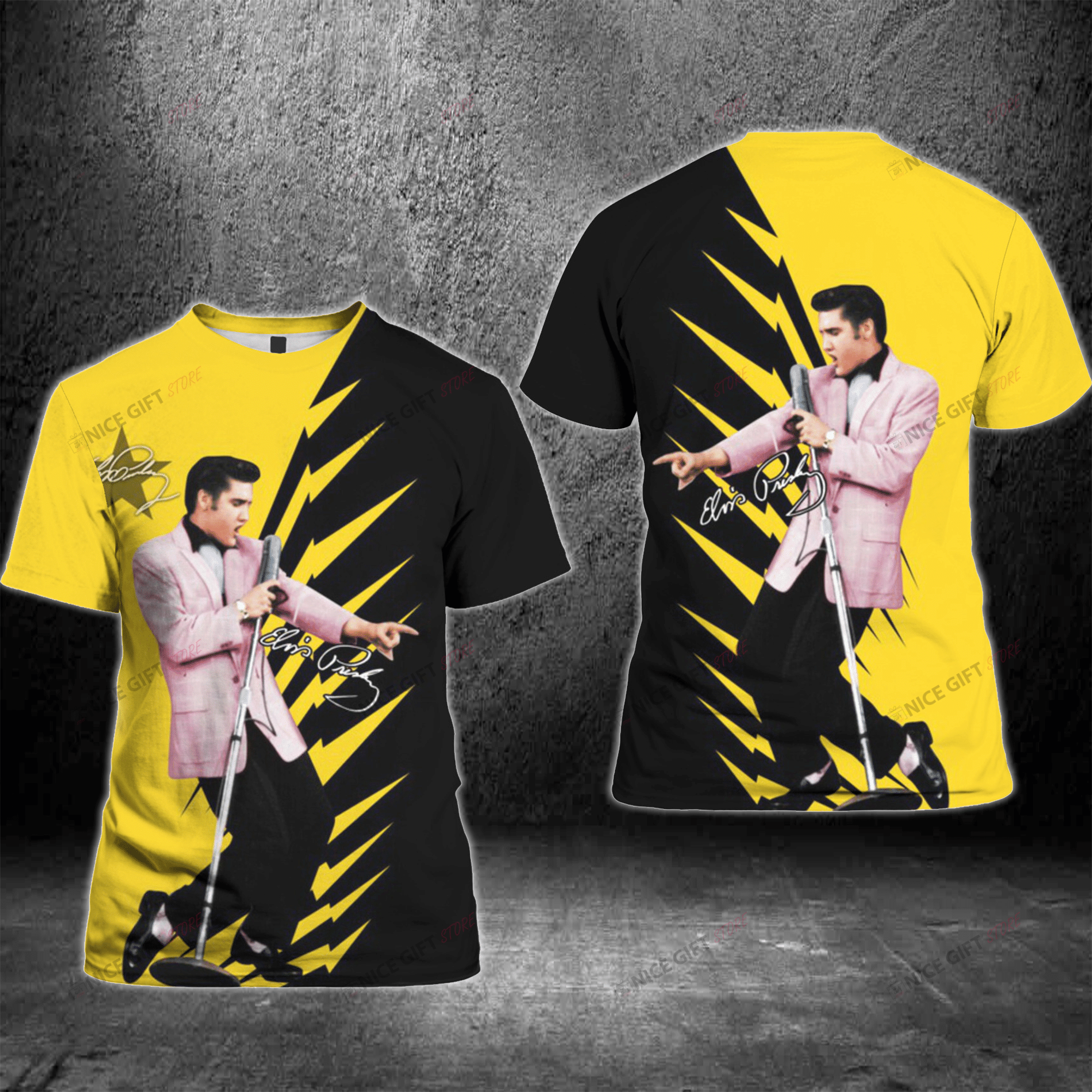 Elvis Presley 3D T-Shirt 3Ts-P5C4