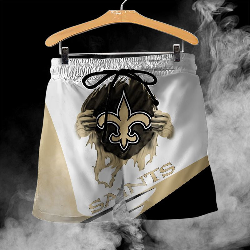 New Orleans Saints Casual 3D Shorts