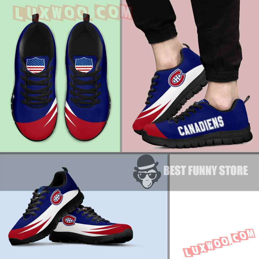 Awesome Gift Logo Montreal Canadiens Sneakers