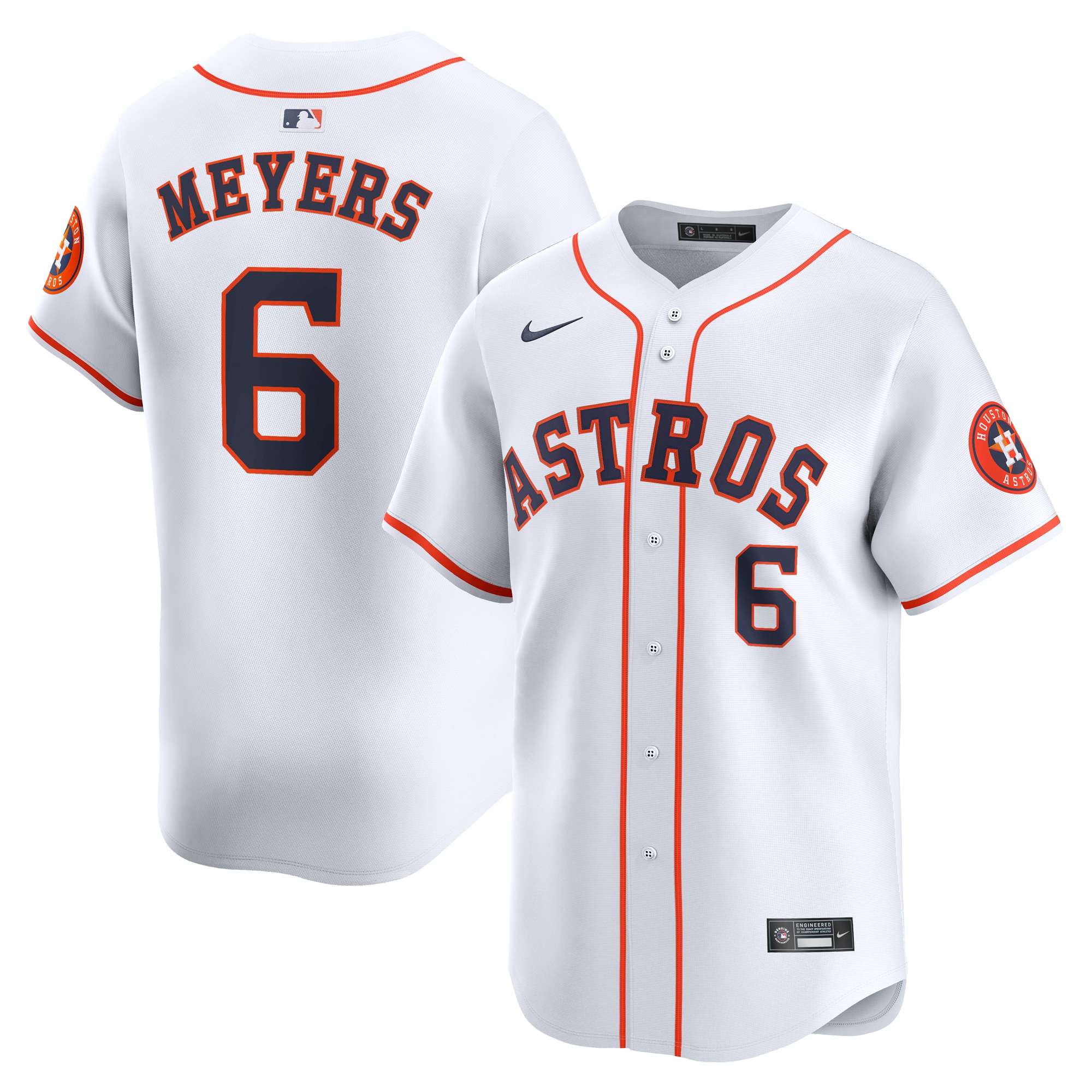 Jake Meyers Houston Astros Home Limited Player Jersey – White