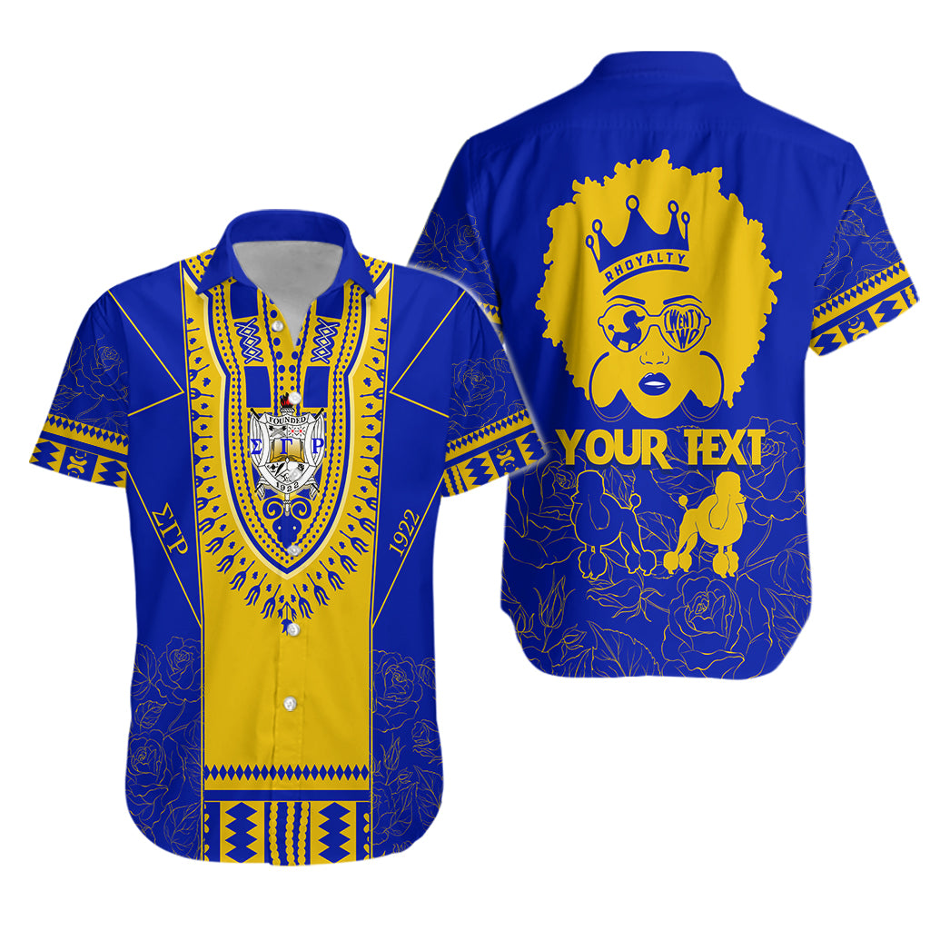 Sigma Gamma Rho Personalized Hawaiian Shirt Rhoyalty Dashiki Design Lt7