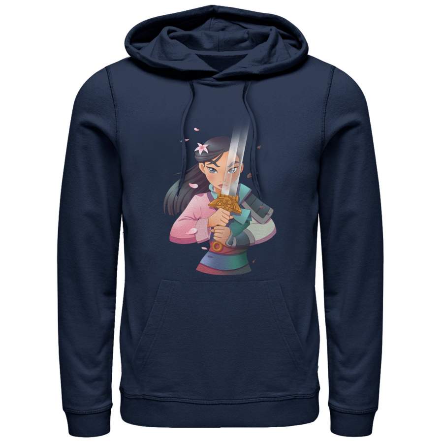 Mulan Men’s Anime Reflection  Lightweight Hoodie