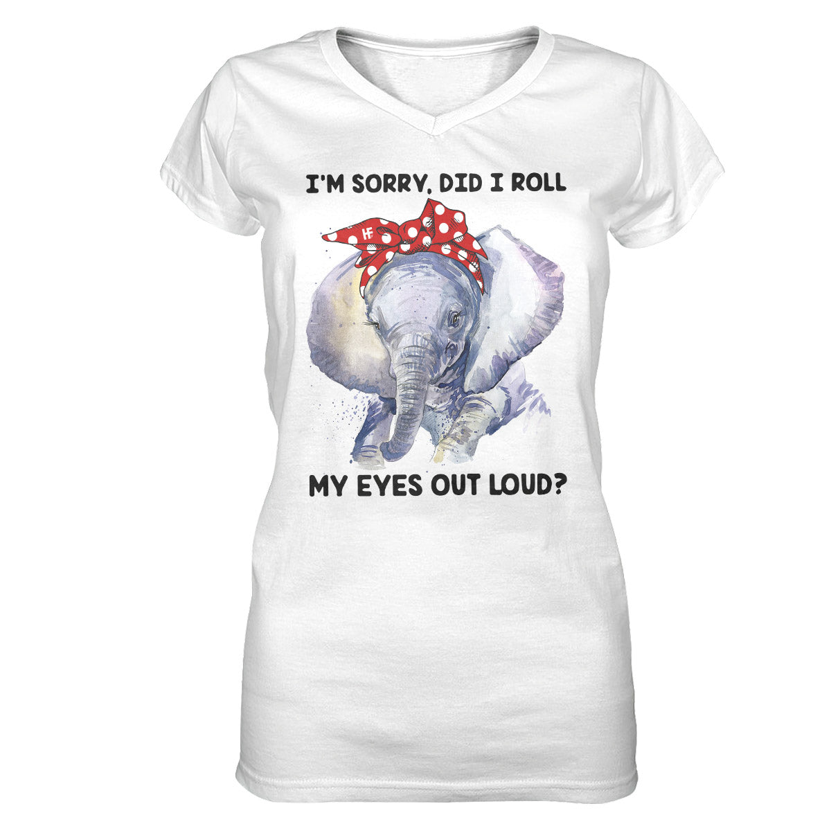 Elephant Lovers Shirt 12 Ez01 1009 Women V-Neck T-Shirt