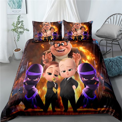 The Boss Baby 1 Duvet Cover Pillowcase Home Decor 3D Bedding Set 8950