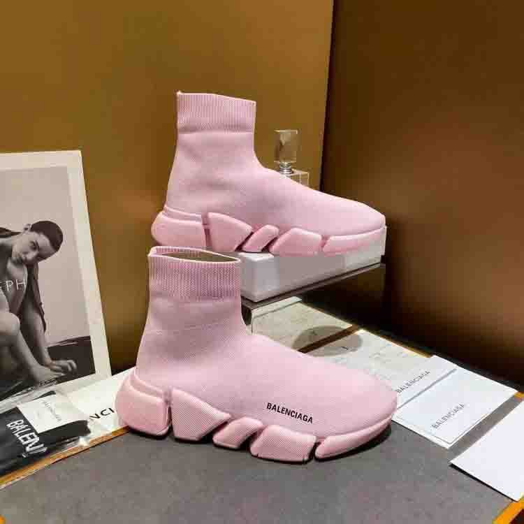 Balenciaga Speed 2.0 Recycled Knit In Pink Shoes Sneakers SNK843423224