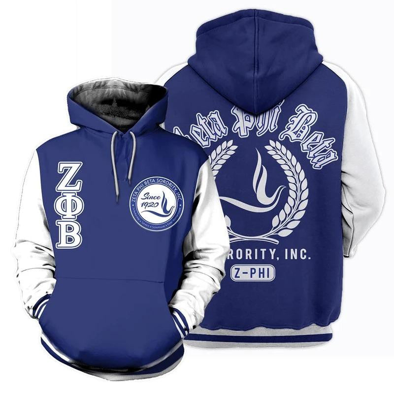 Zeta Phi Beta Hoodie Dove Style