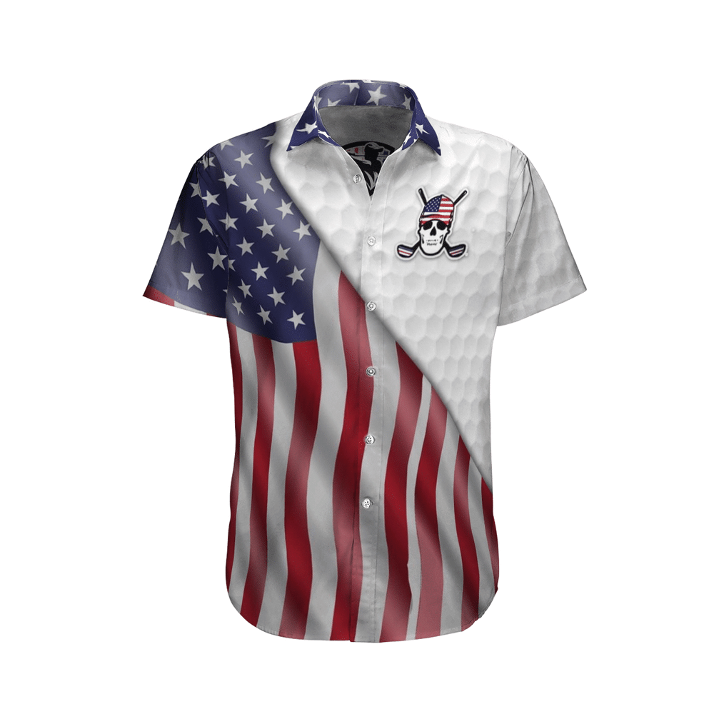 America Golf White High Quality Unisex Hawaii Shirt For Men And Women Ha82901