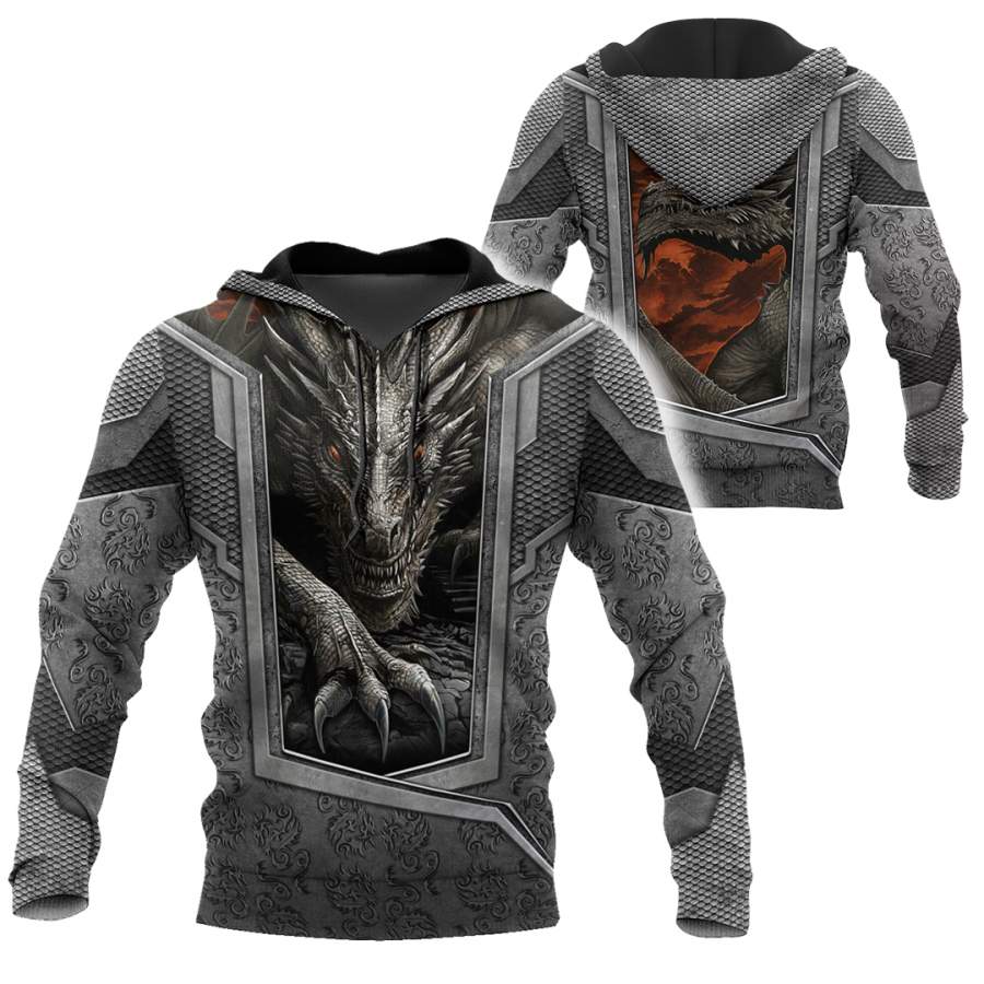 3D Tattoo and Dungeon Dragon Hoodie HAC27125