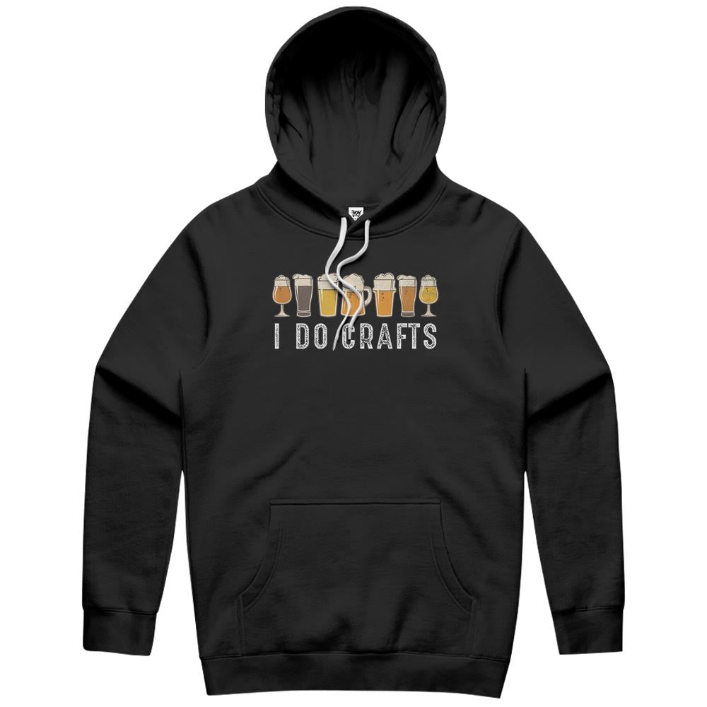 Craft Beer Vintage Hoodie I Do Crafts Home Brew Art Hoodie