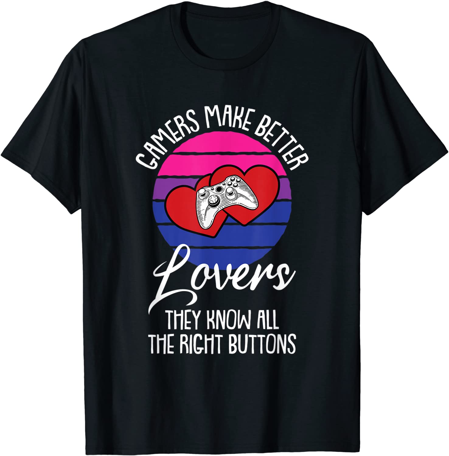 T Shirt For Lgbt Gamer Bi Sexual Pride Month Gaming Shirt