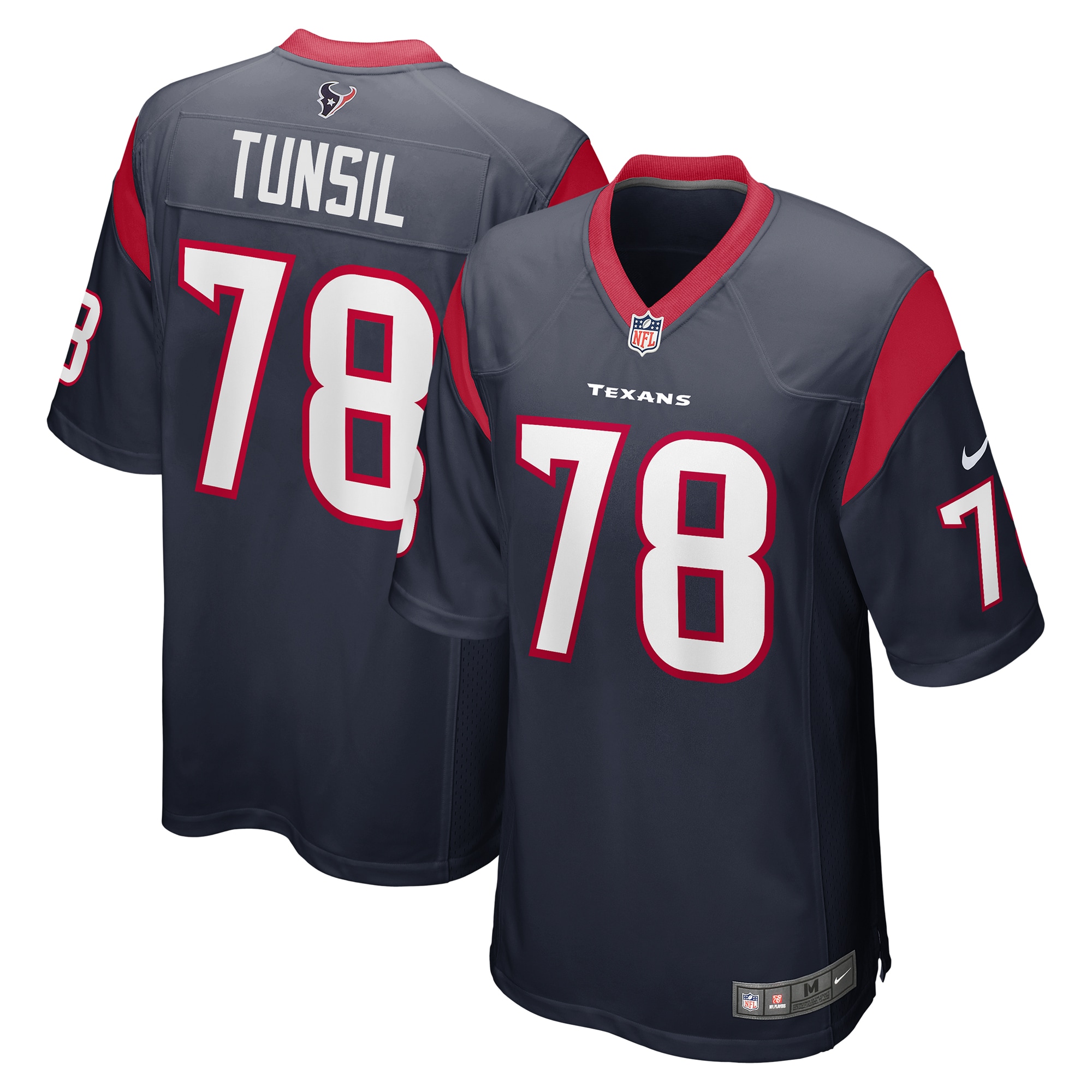 Men’s Houston Texans Laremy Tunsil Navy Game Jersey