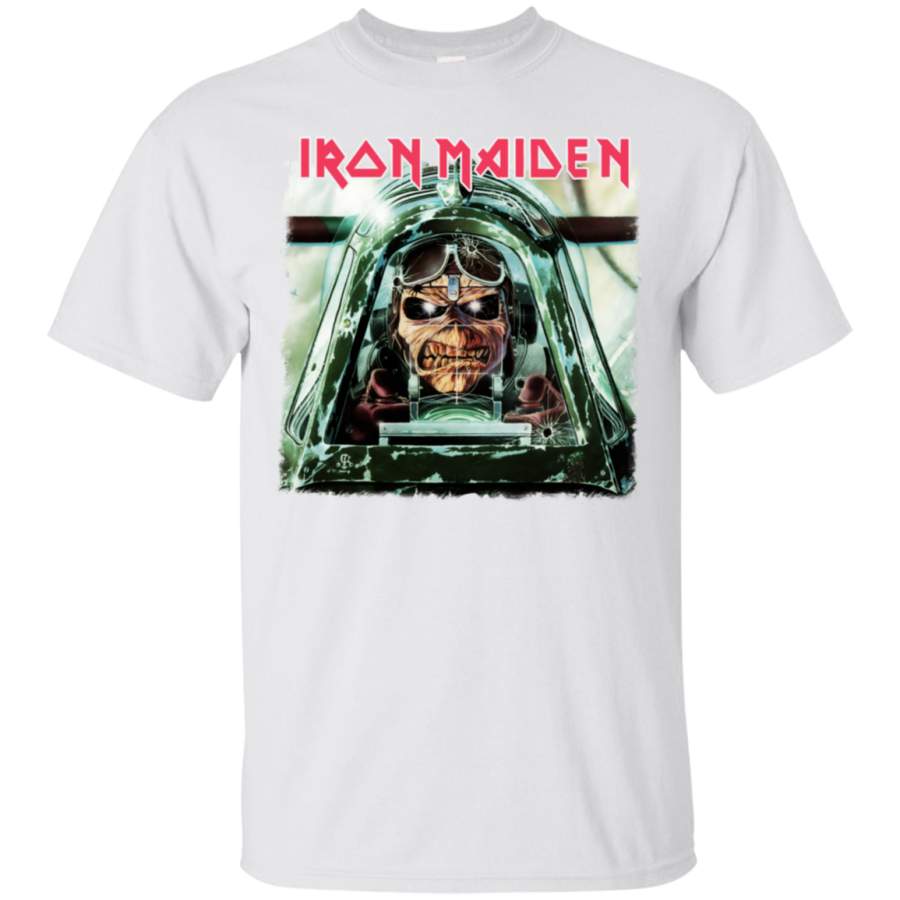 1171 Iron Maiden ACES High Gunner Maiden England 2014 Official Tour T-shirt T-Shirt