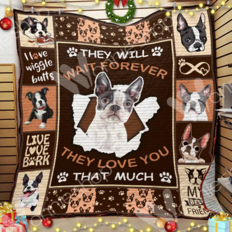 Boston Terrier Dog Blanket OCT1404 95O35