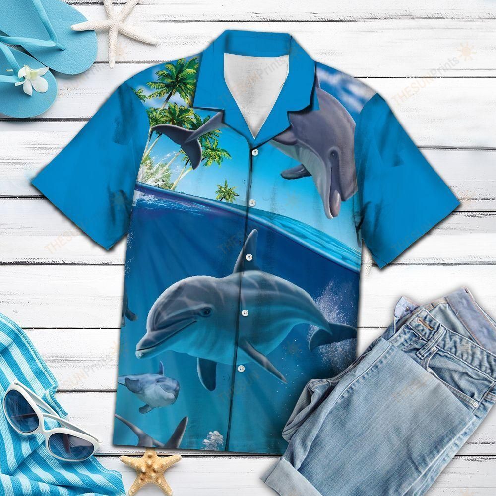 Island Dolphin Beach – Hawaii Shirt